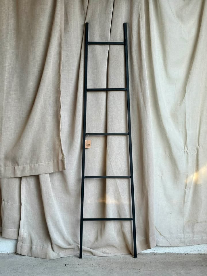 Black Metal Decorative Ladder