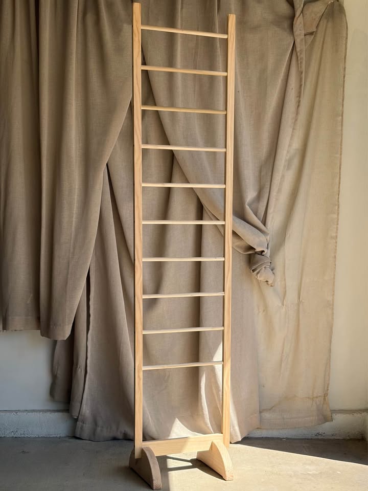Freestanding Wooden Blanket Ladder (Handmade)