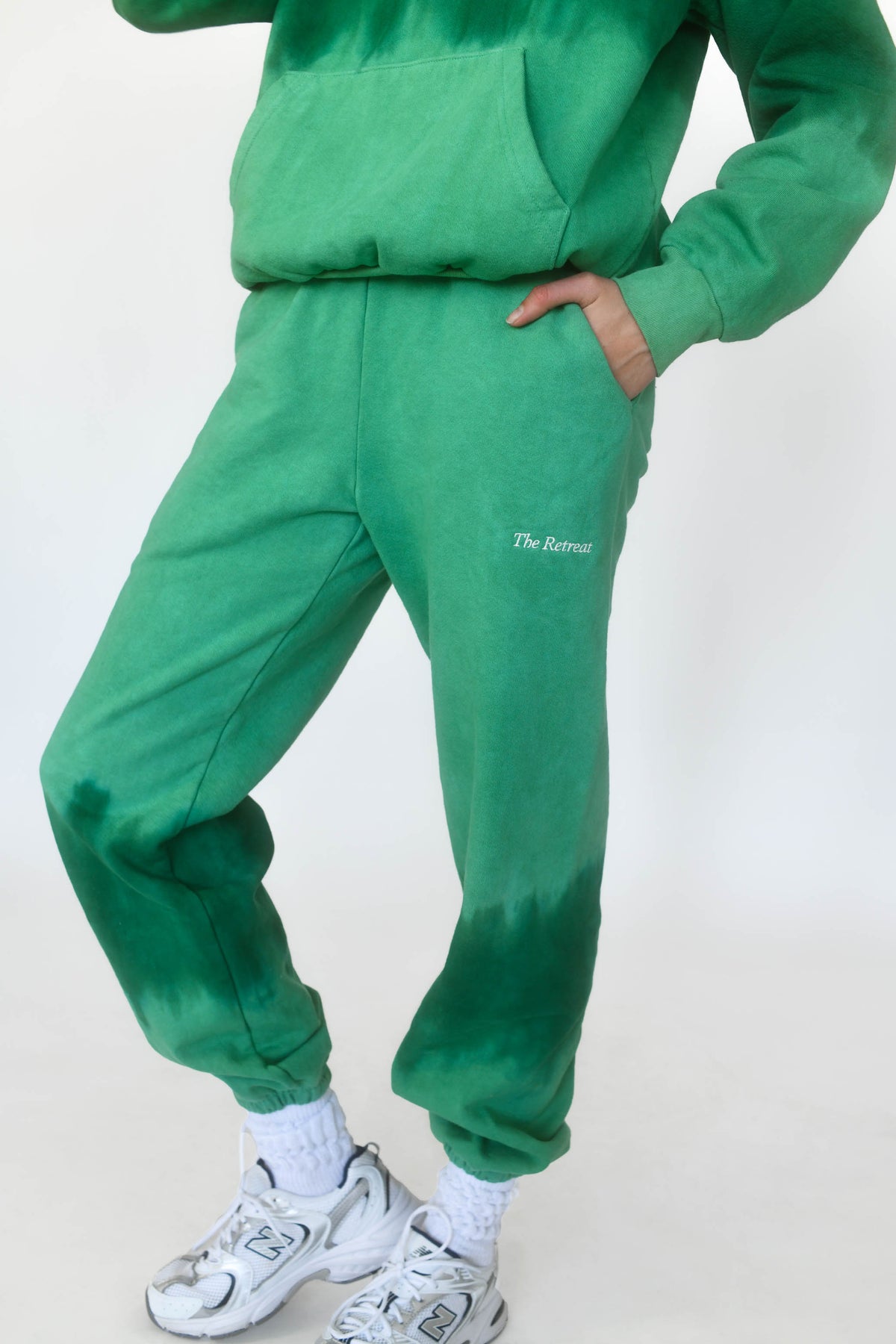 Dip Dye Sweatpant / Fresh Greens