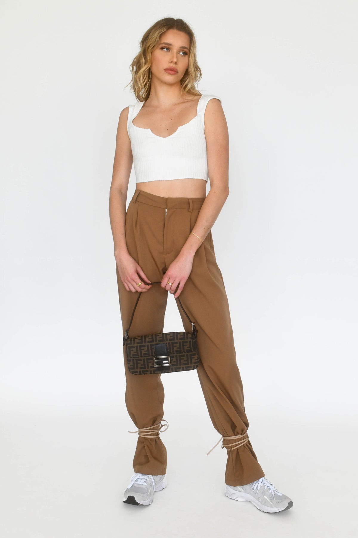 Tan Karess Trouser Set