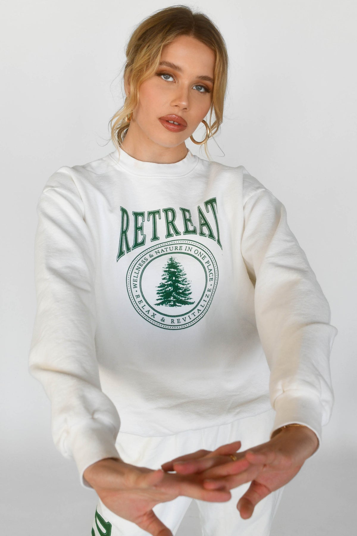 Varsity Crewneck / Cream